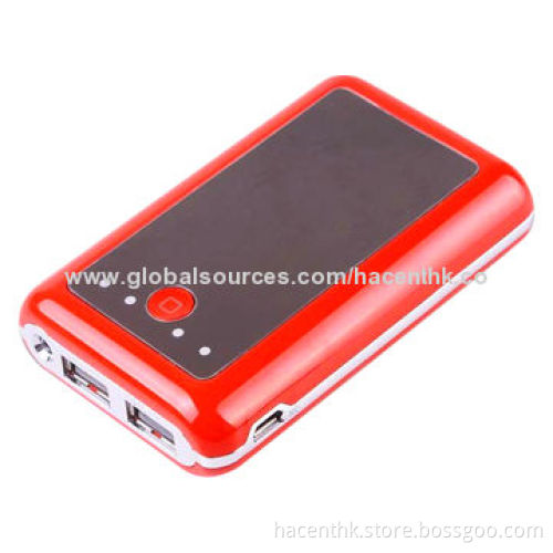 High Capacity Dual USB Mobile Power Bank with 9,000mAh